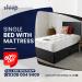 Single Bed with Mattress