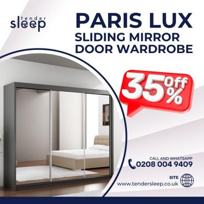 Paris Lux Sliding Mirror Door Wardrobe