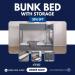 Bunk Bed With Storage on SALE - Tender Sleep