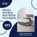 Small Double Bed With Mattress on SALE