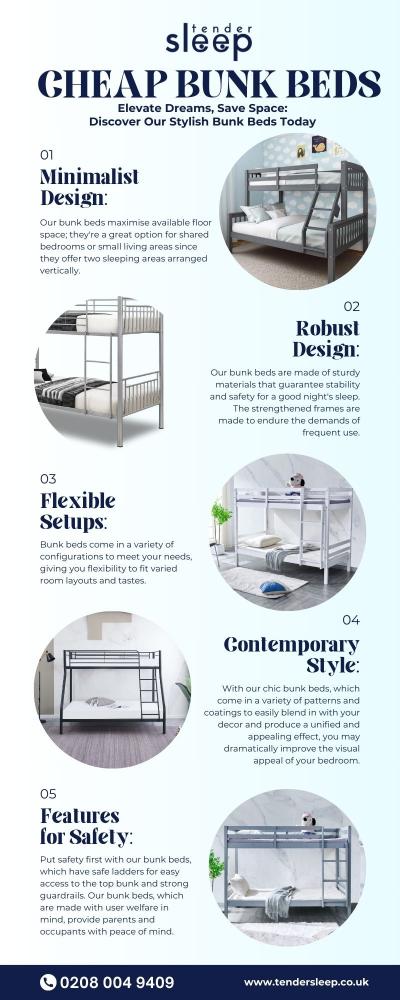 Cheap Bunk Beds - Tender Sleep
