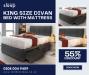 King Size Divan Bed With Mattress