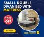 Small Double Divan Bed With Mattress