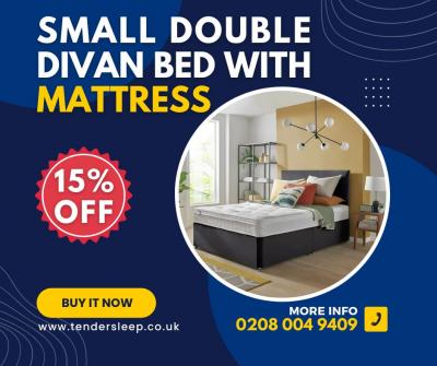 Small Double Divan Bed With Mattress